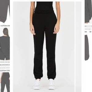 cotton citizen brooklyn sweatpants black